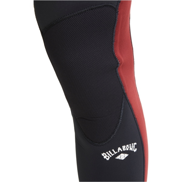 2025 Billabong Mens Absolute Natural 4/3mm Chest Zip Wetsuit ABYW100258 - Burnt Henna